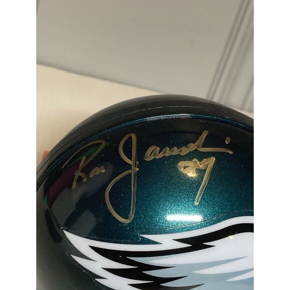PHILADELPHIA EAGLES RON JAWORSKI SIGNED AUTOGRAPHED Football MINI HELMET - Picture 2 of 6
